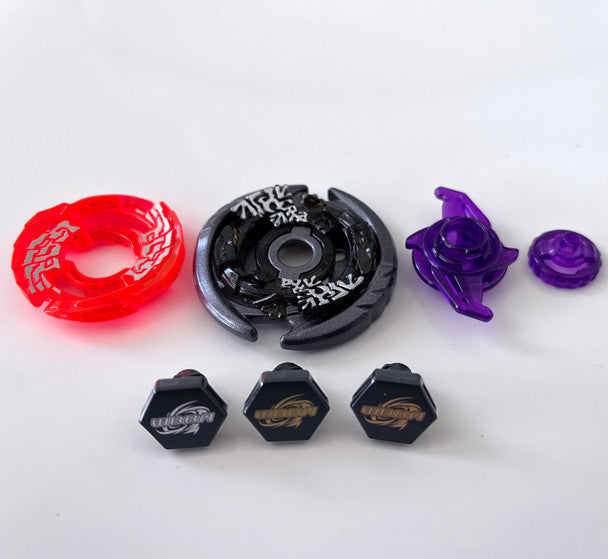 Black Thermal Lacerta WA130HF WBBA G4 Tournament 1st, 2nd, & 3rd Prize Beyblade Set