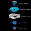 Storm Pegasis / Pegasus 105RF Metal Fusion Beyblade Starter BB-28